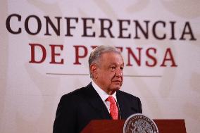 Mexico’s President Lopez Obrador Briefing Conference