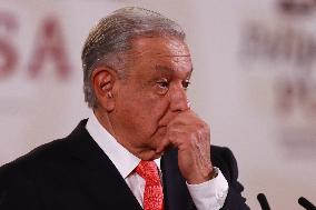 Mexico’s President Lopez Obrador Briefing Conference