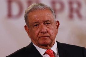 Mexico’s President Lopez Obrador Briefing Conference