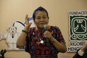 Rigoberta Menchu Tum, Former Nobel Peace Prize Visit Mexico