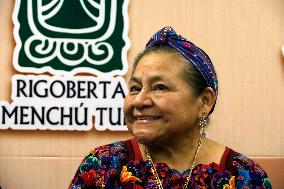 Rigoberta Menchu Tum, Former Nobel Peace Prize Visit Mexico