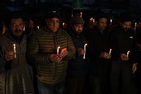 Candle Light March Against Sikh Killing In Kashmir
