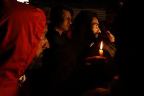 Candle Light March Against Sikh Killing In Kashmir