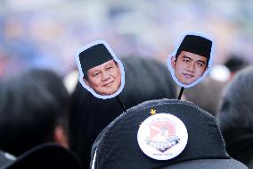Grand Campaign For Indonesian Presidential And Vice Presidential Candidate Prabowo-Gibran In Bandung