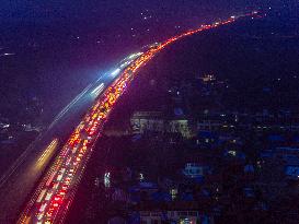 Spring Festival Transport Rush in Huai'an