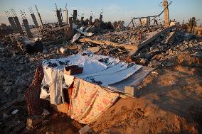 MIDEAST-GAZA-MAGHAZI REFUGEE CAMP