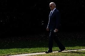 DC: President Joe Biden Departs the White House