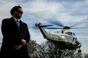DC: President Joe Biden Departs the White House