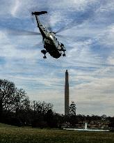 DC: President Joe Biden Departs the White House
