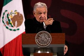 Mexico’s President, Lopez Obrador News Conference