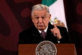 Mexico’s President, Lopez Obrador News Conference