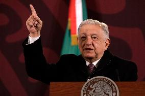 Mexico’s President, Lopez Obrador News Conference