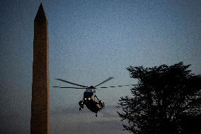 DC: President Joe Biden Returns to the White House