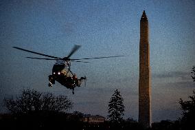 DC: President Joe Biden Returns to the White House