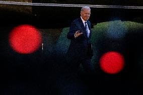 DC: President Joe Biden Returns to the White House