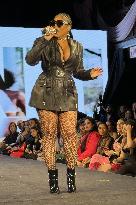 Ashanti Performs At Fashion Show - NYC