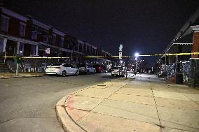 Two People Wounded In A Shooting In Baltimore Maryland