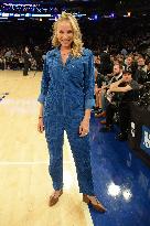 Celebs At Dallas Mavericks V New York Knicks Games - NYC