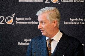 King Philippe At Foreign Trade Agency's New Year Reception - Brussels