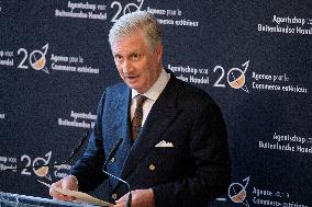 King Philippe At Foreign Trade Agency's New Year Reception - Brussels