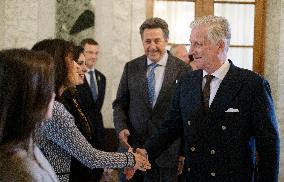 King Philippe At Foreign Trade Agency's New Year Reception - Brussels