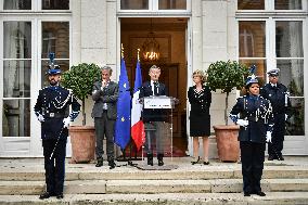 Handover Ceremony At Ministry of Overseas - Paris