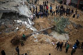 Israel-Palestine Conflict-Damage In Deir Al-Balah