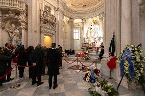 Vittorio Emanuele Of Savoy Mourning - Turin