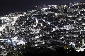 Views Of The Algerian Capital At Night