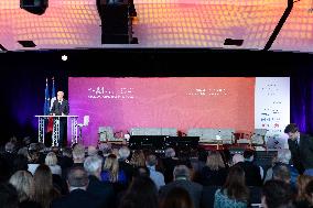 Bruno Le Maire And Marina Ferrari At The World Ai Festival - Cannes