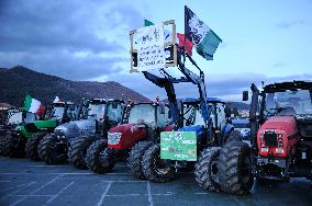 Farmers Protests In L'Aquila
