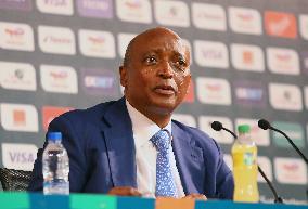 Patrice Motsepe Hosts A Press Conference (CAN) 2024