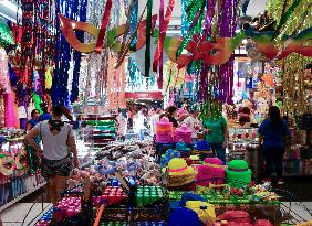 Brazilians Go Shopping For Carnival Items