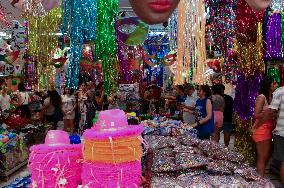 Brazilians Go Shopping For Carnival Items