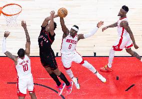 (SP)CANADA-TORONTO-BASKETBALL-NBA-ROCKETS VS RAPTORS