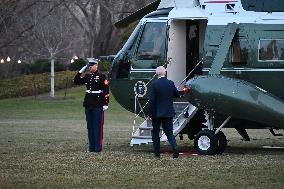 U.S. President Joe Biden Departs The White House En-Route Delaware
