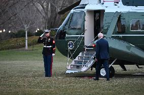U.S. President Joe Biden Departs The White House En-Route Delaware