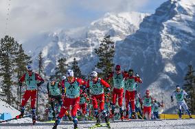 FIS World Cup Cross-Country In Canmore - Men's 15km Freestyle Mass