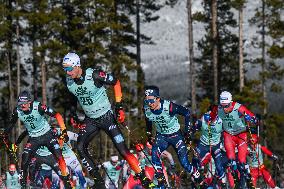 FIS World Cup Cross-Country In Canmore - Men's 15km Freestyle Mass