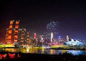 CHINA-CHONGQING-LUNAR NEW YEAR-EVE-CELEBRATION (CN)