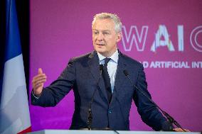 Bruno Le Maire At WAICF - Cannes