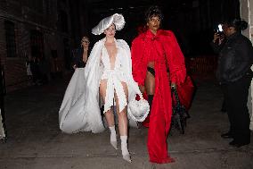 NYFW - Julia Fox At Willy Chavarria Show