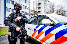 Extra security around the Israeli embassy in The Hague