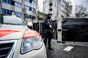 Extra security around the Israeli embassy in The Hague
