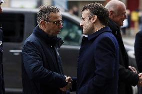 President Emmanuel Macron Visit To Bordeaux