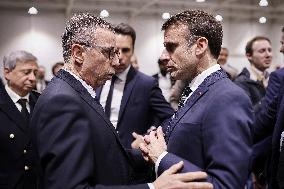 President Emmanuel Macron Visit To Bordeaux