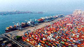 Port Trade in Qingdao