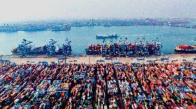 Port Trade in Qingdao