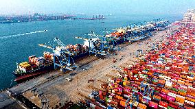 Port Trade in Qingdao