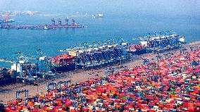 Port Trade in Qingdao